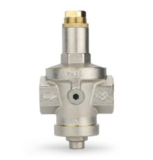 Редуктор давления VARMEGA 1", PN25, мембранный, с присоединением к манометру, VM12803