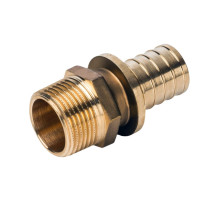 Муфта VARMEGA Slide-fit переходная (переходник) НР, 25х1", аксиальная, латунь, VM51217