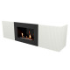 Тумба с биокамином Firelight BFP/P-1400L белая купить в Сочи