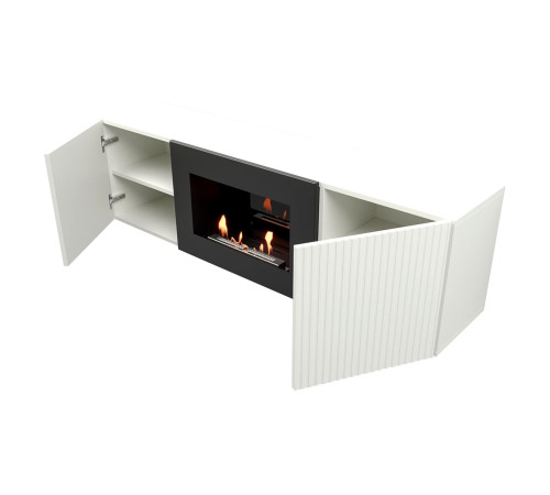Тумба с биокамином Firelight BFP/P-1400L белая купить в Сочи Тумба с биокамином Firelight BFP/P-1400L белая купить в Сочи