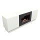 Тумба с биокамином Firelight BFP/P-1400L белая купить в Сочи