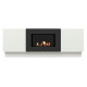 Тумба с биокамином Firelight BFP/P-1400L белая купить в Сочи