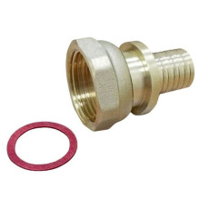 Муфта VARMEGA Slide-fit переходная (переходник) с накидн. гайкой, 25х3/4", латунь, VM51816