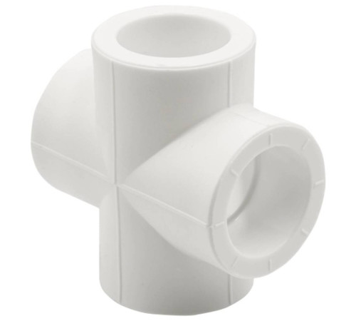 Крестовина THERMOLIGHT PP-R 32 белый (10/70) Крестовина THERMOLIGHT PP-R 32 белый (10/70)