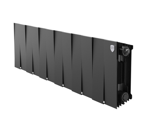 Радиатор биметаллический Royal Thermo PianoForte 200 Чёрный - 12 секц. купить  в Сочи