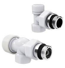 Набор термостатический осевой Royal Thermo Design 1/2"М30х1,5 (Белый)