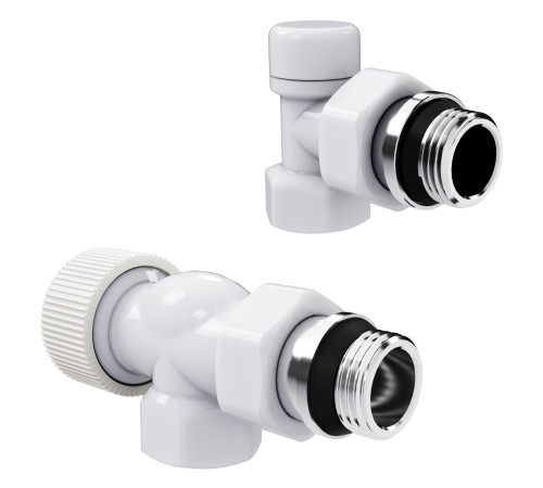 Набор термостатический осевой Royal Thermo Design 1/2"М30х1,5 (Белый) купить  в Сочи Набор термостатический осевой Royal Thermo Design 1/2"М30х1,5 (Белый) купить  в Сочи