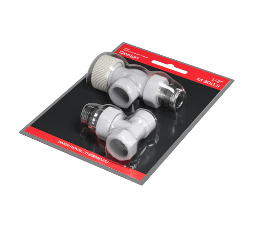 Набор термостатический осевой Royal Thermo Design 1/2"М30х1,5 (Белый) купить  в Сочи Набор термостатический осевой Royal Thermo Design 1/2"М30х1,5 (Белый) купить  в Сочи
