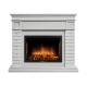 Портал Firelight Bricks 25 камень белый, белая эмаль купить в Сочи
