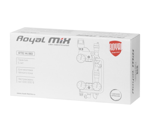Узел смесительный Royal Thermo RoyalMix без насоса 1" купить в Сочи Узел смесительный Royal Thermo RoyalMix без насоса 1" купить в Сочи
