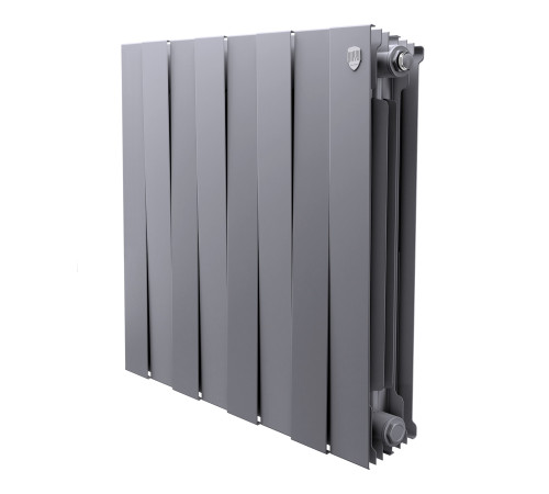 Радиатор Royal Thermo PianoForte 500 Silver Satin - 8 секц. купить  в Сочи