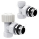 Набор термостатический угловой Royal Thermo Design 1/2"М30х1,5 (Белый) купить  в Сочи
