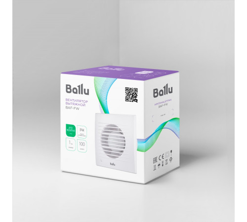 Вентилятор вытяжной Ballu BAF-FW 100 N с антимоскитной сеткой купить в Сочи Вентилятор вытяжной Ballu BAF-FW 100 N с антимоскитной сеткой купить в Сочи
