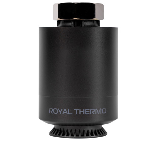 Термостат радиаторный электронный Royal Thermo Smart Heat, черный купить в Сочи Термостат радиаторный электронный Royal Thermo Smart Heat, черный купить в Сочи