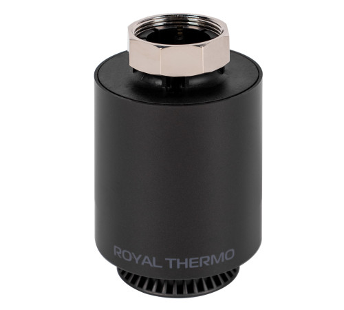 Термостат радиаторный электронный Royal Thermo Smart Heat, черный купить в Сочи Термостат радиаторный электронный Royal Thermo Smart Heat, черный купить в Сочи