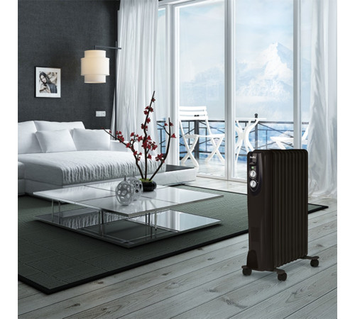 Масляный радиатор Ballu Classic black BOH/CL-11BRN 2200 (11 секций) купить в Сочи Масляный радиатор Ballu Classic black BOH/CL-11BRN 2200 (11 секций) купить в Сочи