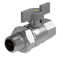 Кран шаровый Royal Thermo EXPERT 3/4", НГ, бабочка