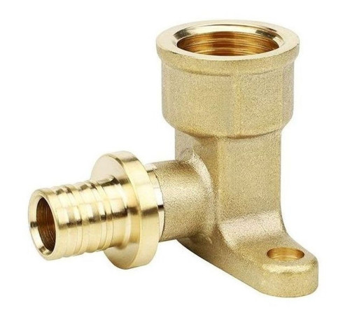 Угол VARMEGA Slide-fit настенный (водороз.) ВР, 20x3/4", Н-60мм, с креп., акс., латунь, VM51613 купить  в Сочи