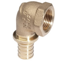 Угольник-переходник REHAU ВР 20-3/4" RX+ , бронза