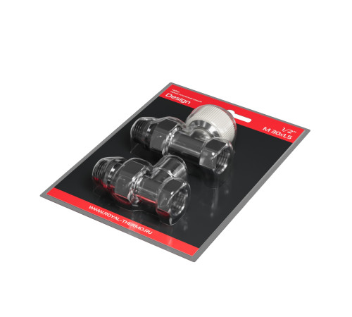 Набор термостатический прямой Royal Thermo Design 1/2"М30х1,5 (Хром) купить  в Сочи Набор термостатический прямой Royal Thermo Design 1/2"М30х1,5 (Хром) купить  в Сочи