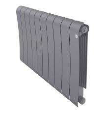 Радиатор биметаллический Royal Thermo Infinity 500 Silver Satin - 10 секц.