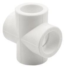 Крестовина THERMOLIGHT PP-R 25 белый (20/140)