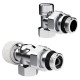 Набор термостатический осевой Royal Thermo Design 1/2"М30х1,5 (Хром) купить  в Сочи