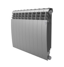 Радиатор биметаллический Royal Thermo BILINER B 500 Серебристый - 10 секц. Радиатор биметаллический Royal Thermo BILINER B 500 Серебристый - 10 секц.