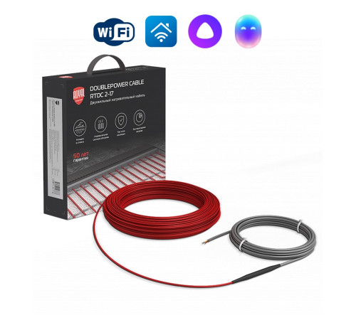 Кабель нагревательный Royal Thermo Doublepower Cable RTDC 2-17-300 (комплект) купить в Сочи Кабель нагревательный Royal Thermo Doublepower Cable RTDC 2-17-300 (комплект) купить в Сочи