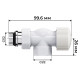 Набор термостатический осевой Royal Thermo Design 1/2"М30х1,5 (Белый) купить  в Сочи