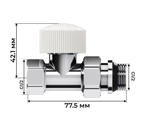Набор термостатический прямой Royal Thermo Design 1/2"М30х1,5 (Хром) купить  в Сочи Набор термостатический прямой Royal Thermo Design 1/2"М30х1,5 (Хром) купить  в Сочи