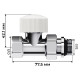 Набор термостатический прямой Royal Thermo Design 1/2"М30х1,5 (Хром) купить  в Сочи