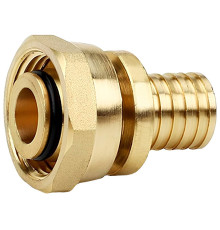 Муфта VARMEGA Slide-fit переходная (на евроконус) с накидн. гайкой, 20x3/4"EK, акс., латунь, VM51712