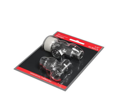 Набор термостатический осевой Royal Thermo Design 1/2"М30х1,5 (Хром) купить  в Сочи Набор термостатический осевой Royal Thermo Design 1/2"М30х1,5 (Хром) купить  в Сочи