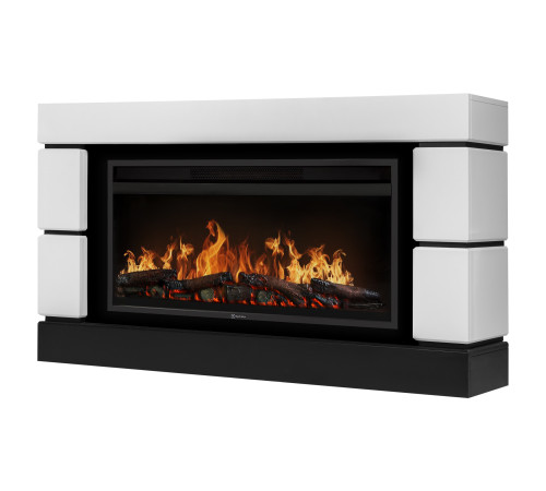 Каминокомплект: Очаг Electrolux EFP/P-3620LS, портал Moderno 42/40/36, белый купить в Сочи Каминокомплект: Очаг Electrolux EFP/P-3620LS, портал Moderno 42/40/36, белый купить в Сочи