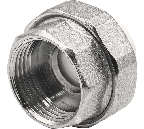 Муфта THERMOLIGHT комбинированная разъемная PP-R ВР 20х1" белый (10/180) Муфта THERMOLIGHT комбинированная разъемная PP-R ВР 20х1" белый (10/180)