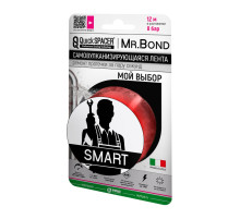 Лента универсальная Mr.Bond самовулканизирующаяся QS SMART, 25,4мм*3м*0,5мм, красный