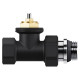 Набор термостатический прямой Royal Thermo Design 1/2"М30х1,5 (Черный) купить  в Сочи