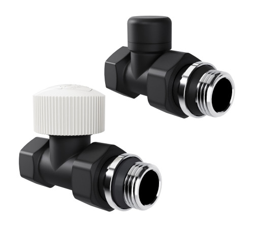 Набор термостатический прямой Royal Thermo Design 1/2"М30х1,5 (Черный) купить  в Сочи Набор термостатический прямой Royal Thermo Design 1/2"М30х1,5 (Черный) купить  в Сочи