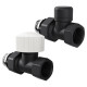 Набор термостатический прямой Royal Thermo Design 1/2"М30х1,5 (Черный) купить  в Сочи