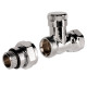Набор термостатический прямой Royal Thermo Design 1/2" Click (Хром) с термоголовкой Design (Хром) купить в Сочи