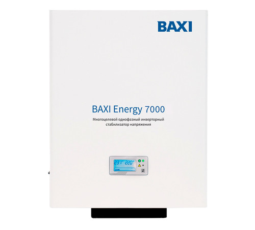 Стабилизатор инверторный однофазный BAXI Energy 7000 для котлов любого типа купить  в Сочи Стабилизатор инверторный однофазный BAXI Energy 7000 для котлов любого типа купить  в Сочи