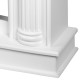 Каминокомплект: Очаг Electrolux EFP/P-3620LS, портал Olympia 42/40/36, белый купить в Сочи