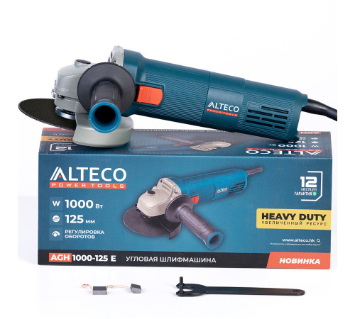Шлифмашина ALTECO угловая AGH 1000-125 Е HEAVY DUTY купить  в Сочи Шлифмашина ALTECO угловая AGH 1000-125 Е HEAVY DUTY купить  в Сочи