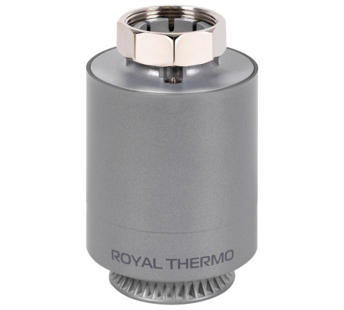 Термостат радиаторный электронный Royal Thermo Smart Heat, серебристый Термостат радиаторный электронный Royal Thermo Smart Heat, серебристый