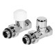 Набор термостатический для радиатора прямой Royal Thermo Design 1/2"М30х1,5 (Хром) купить  в Сочи