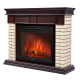 Портал Firelight Bricks 25 камень бежевый, шпон темный дуб купить в Сочи
