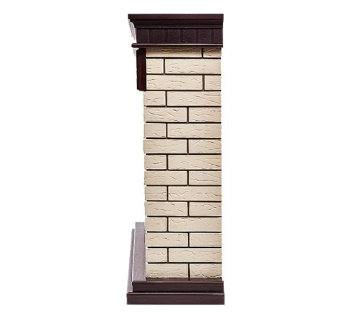Портал Firelight Bricks 25 камень бежевый, шпон темный дуб купить в Сочи Портал Firelight Bricks 25 камень бежевый, шпон темный дуб купить в Сочи