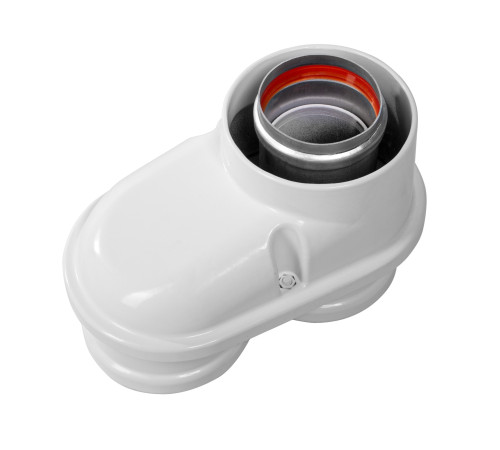 Адаптер моноблочный Royal Thermo 60/100 для перехода на двухтрубную систему 80/80 (универсальный) купить  в Сочи Адаптер моноблочный Royal Thermo 60/100 для перехода на двухтрубную систему 80/80 (универсальный) купить  в Сочи