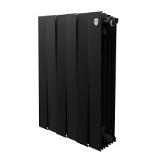 Радиатор биметаллический Royal Thermo PianoForte 500 Чёрный - 6 секц.